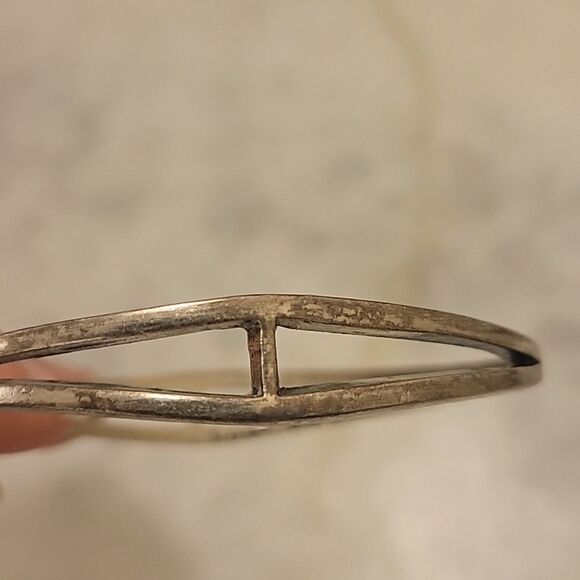 Low Luv Erin Wasson Boho Navajo Indie Punk Goth Silver Biker Bangle Bracelet Y2K - Picture 4 of 4